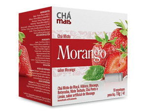 CHÁ MISTO MORANGO 10sch.