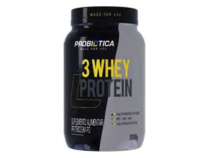 3 WHEY PROTEIN 900g (CHOCOLATE)