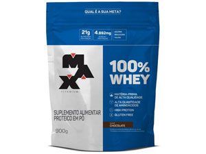 100% WHEY 900g - REFIL (CHOCOLATE)
