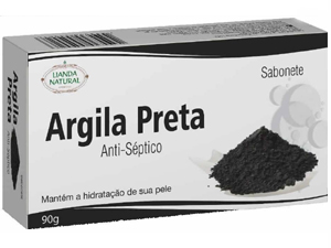SABONETE DE ARGILA PRETA 90g