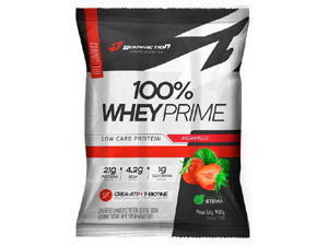 100% WHEY PRIME REFIL 900g (MORANGO)