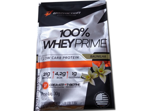100% WHEY PRIME SACHE 30g (BAUNILHA)